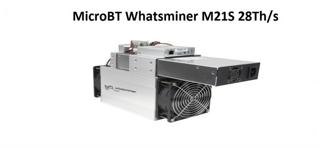دستگاه ماینر میکرو بی تی مدل MicroBT Whatsminer M21S 28Th/s