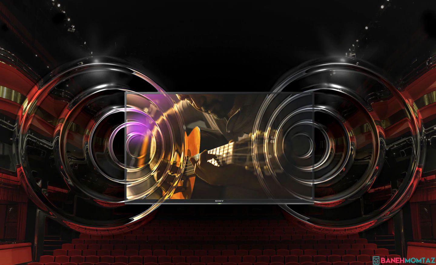 تکنولوژی ClearAudio+ در تلویزیون سونی X8077G صدای شفافی را در اختیار شما قرار می دهد