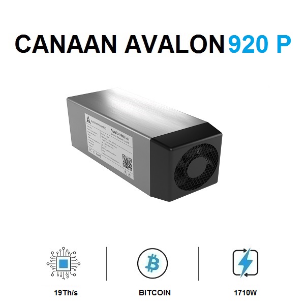 دستگاه ماینر آوالون مدل Canaan Avalon 920 P 19Th/s