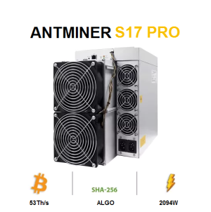 دستگاه ماینر بیت مین مدل Antminer S17 Pro 53Th/s