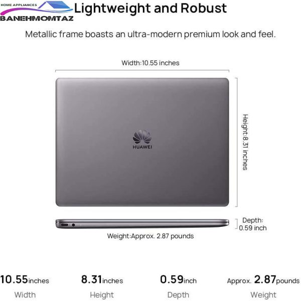 لپ تاپ 13 اینچی هوآوی مدل MateBook 13 WRTB-WAH9L – B