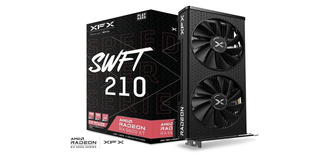 کارت گرافیک گیمینگ XFX SWFT 210 AMD RX 6600 Core