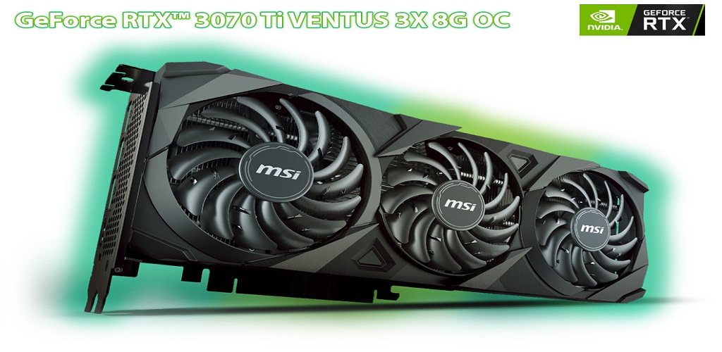 کارت گرافیک MSI GeForce RTX 3070 VENTUS 3X OC 8GB
