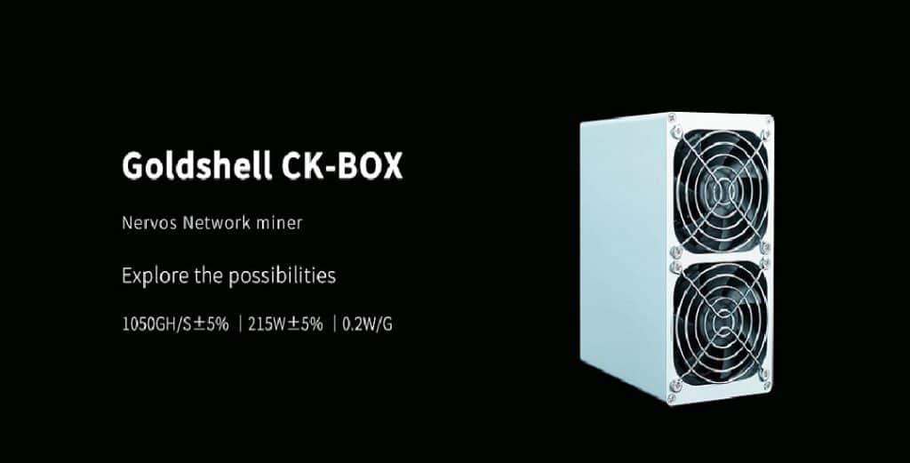 خرید دستگاه ماینر گلدشل مدل CK-BOX 1.05Th/s