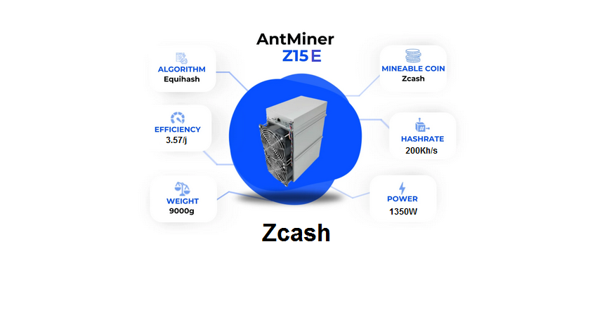 دستگاه ماینر بیتمین مدل Antminer Z15e 200Kh/s خرید ماینر Antminer Z15e | قدرت 200KSol/s با مصرف برق 1350W