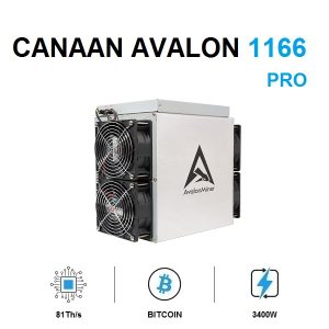 دستگاه ماینر آوالون مدل Canaan Avalon A1166 pro 81Th/s