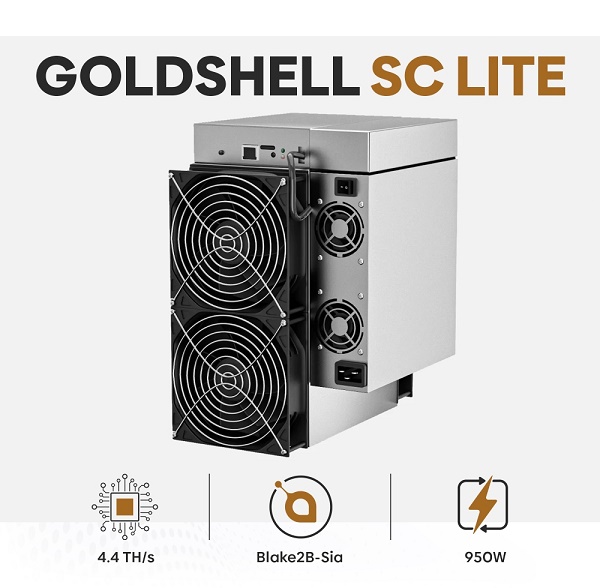 دستگاه ماینر گلدشل مدل Goldshell SC Lite 4.4Th
