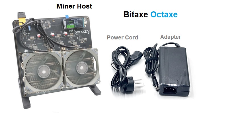 دستگاه ماینر کم مصرف مدل Bitaxe NerdOctaxe 9.6Th/s خرید Bitaxe NerdOctaxe | ماینر خانگی کممصرف با توان 9.6 TH/s و مصرف 150 وات
