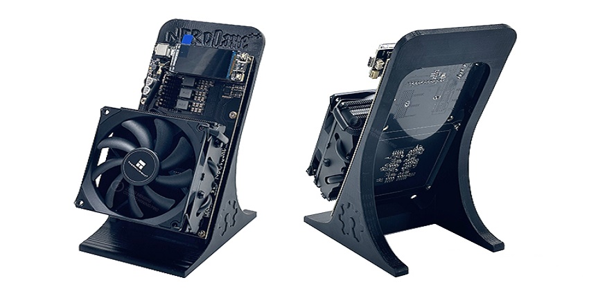 دستگاه ماینر کم مصرف مدل Bitaxe NerdQaxe++4.8Th/s خرید Bitaxe NerdQaxe++ | ماینر خانگی 4.8 TH/s با مصرف 72 وات و Wi-Fi داخلی